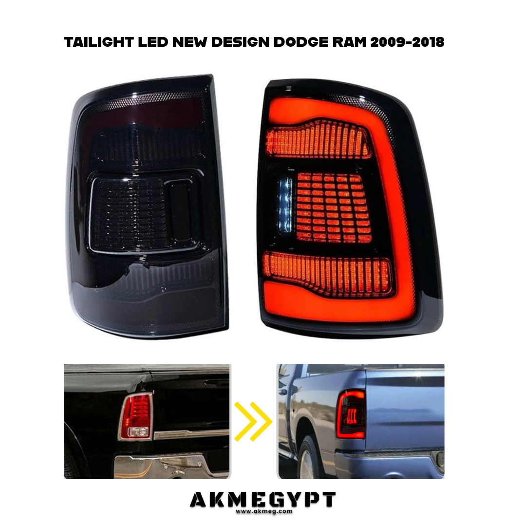 فانوس خلفى ليد سموك دايناميك دودج رام 2009-2018
