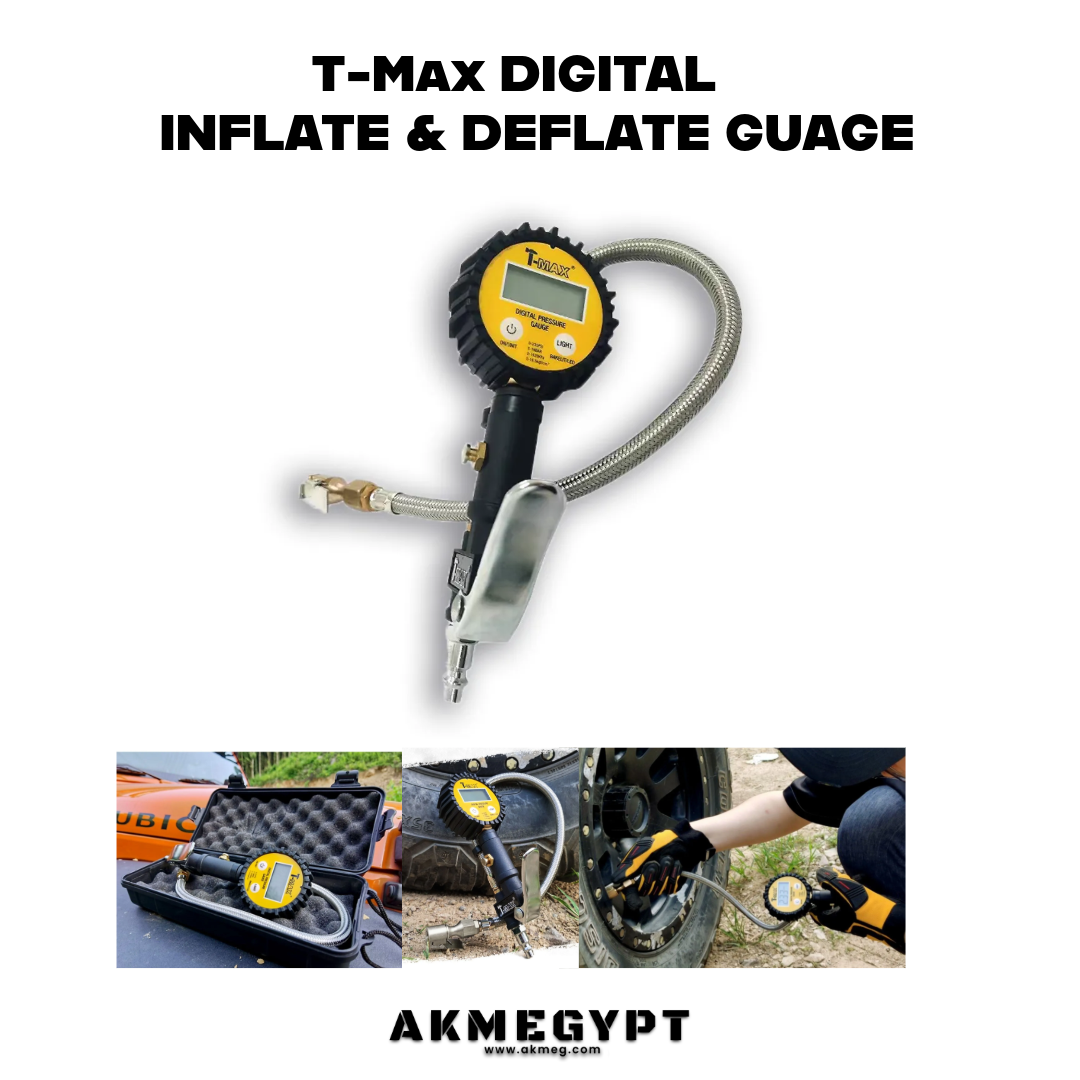 T-MAX|مقاس ضغط كاوتش ديجيتال ديفليتور وانفليتور