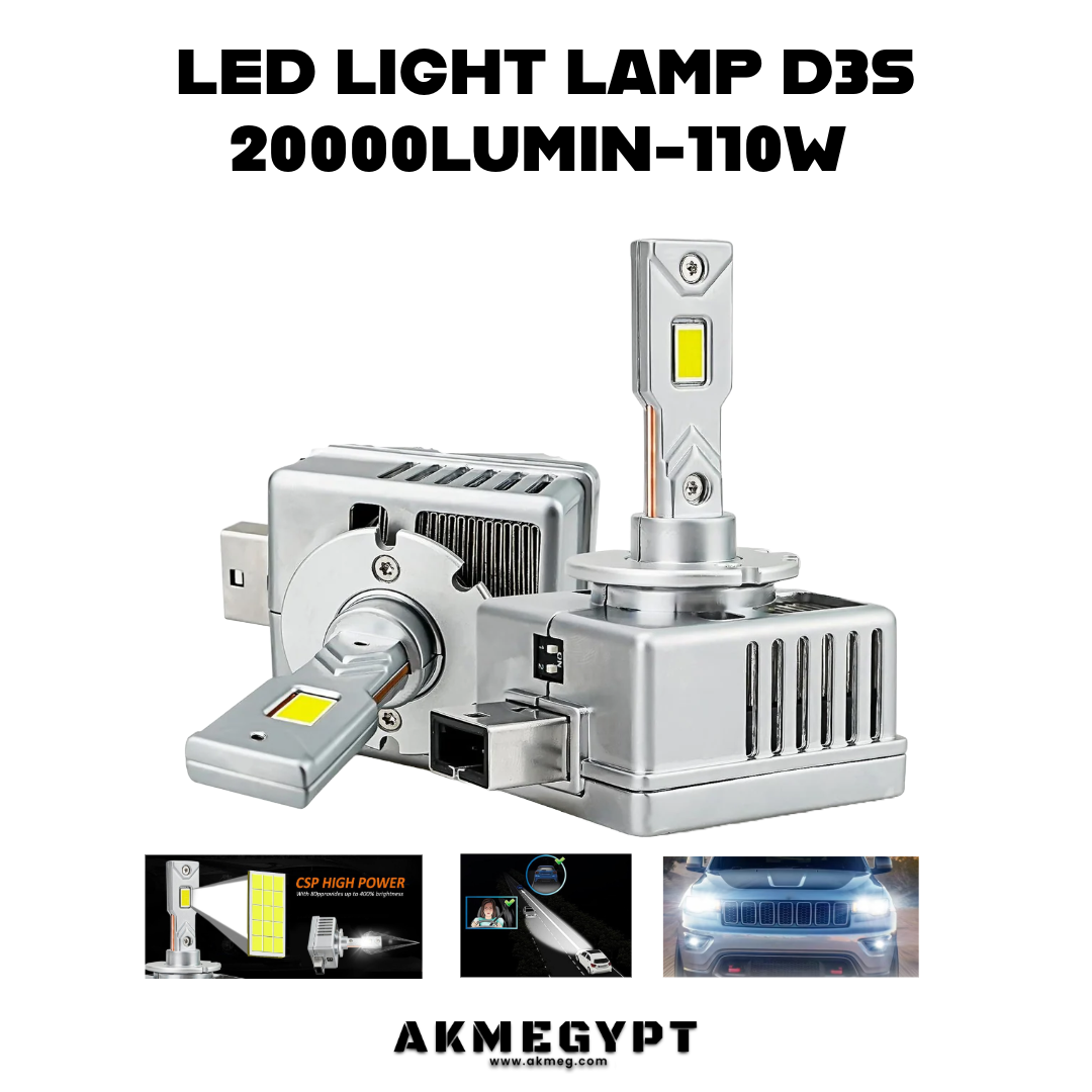 D3S LED|لمبه ليد 20000ليومن 110وات 2قطعة