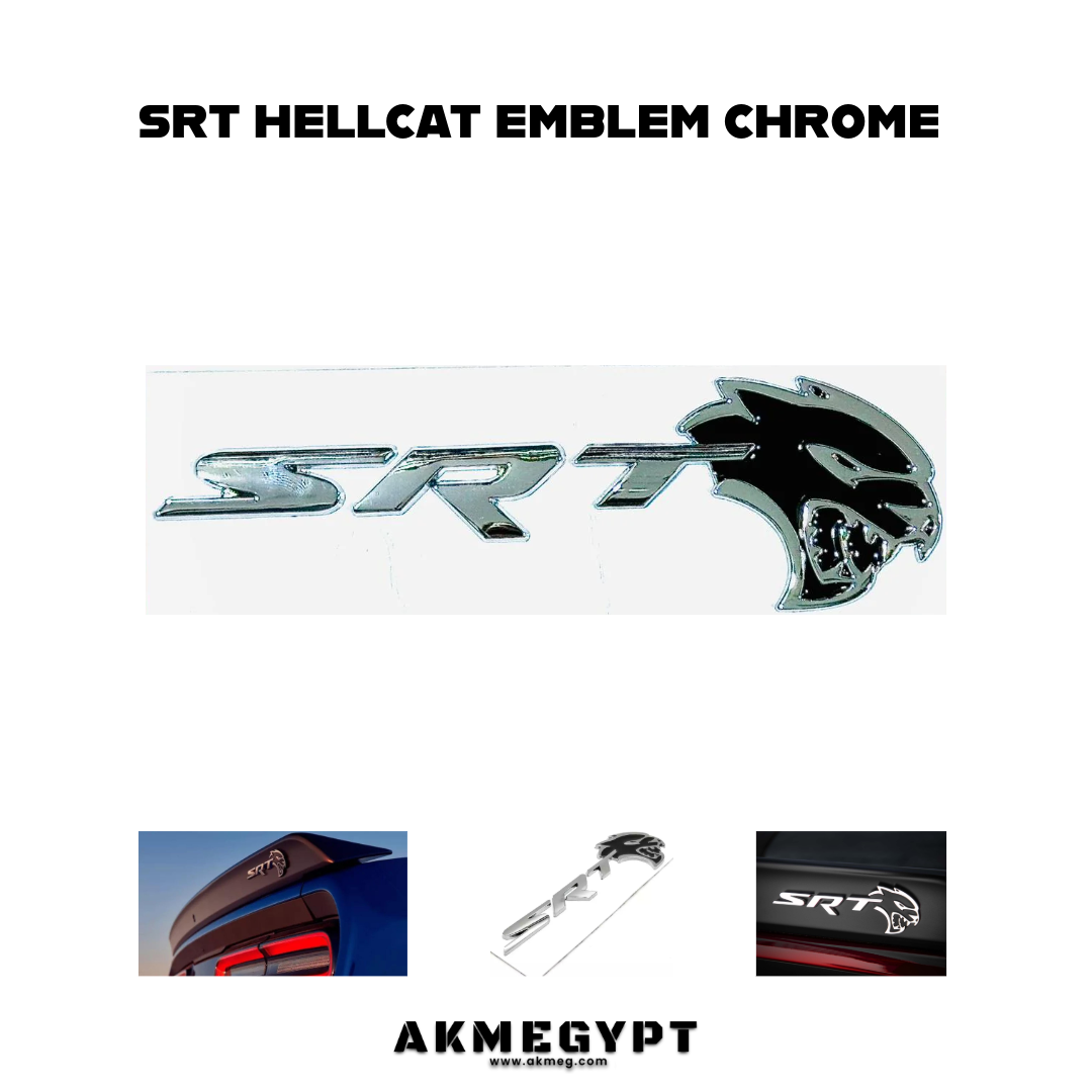 SRT HELLCAT علامة نيكل رفرف وشنطة