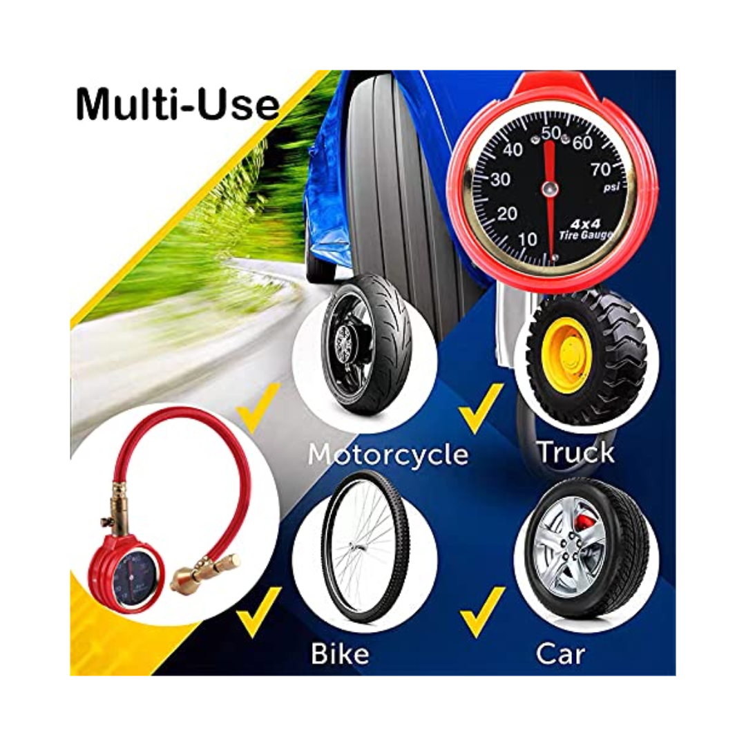 4WD|مقاس ضغط كاوتش و ديفليتور انالوج